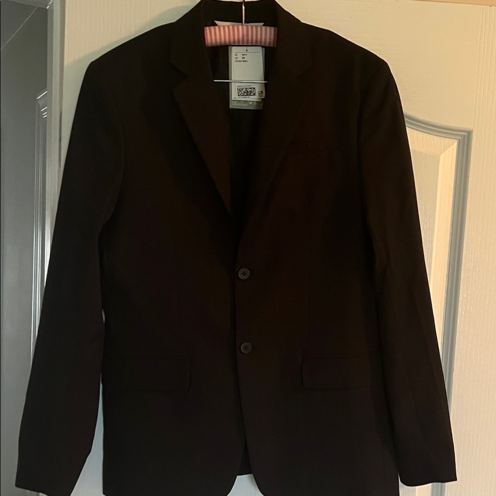 H&M Boys Elegant Black Slim Fit Suit- Blazer and Pants
